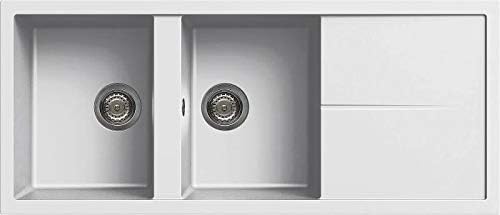 Elleci Unico 500 G68 Bianco LGU50068 - Lavello da incasso, colore: bianco - Honorern