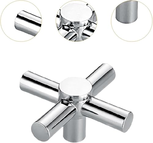 Maniglia per rubinetto Maniglia a croce Robusta Alta prestazione Sostituisce direttamente la manopola del rubinetto Lega di zinco per lavandino Vasca - Honorern