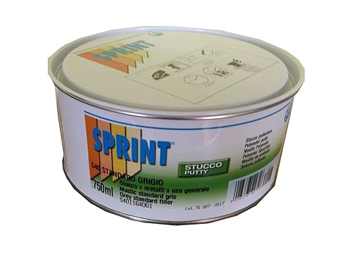 STUCCO POLIESTERE BICOMPONENTE SPRINT S40 PER METALLI GRIGIO 750 ml - Honorern