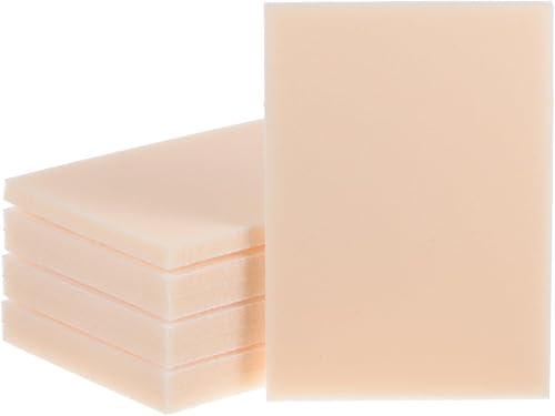 8pz Spugne Abrasive 4' x 2-3/4' Spugne Abrasive 1200-1500 Grana Mano Foglio Carta Vetrata Bagnata Asciutta Modelli Cartongesso Metallo Legno Mobili Lucidatura, Beige - Honorern