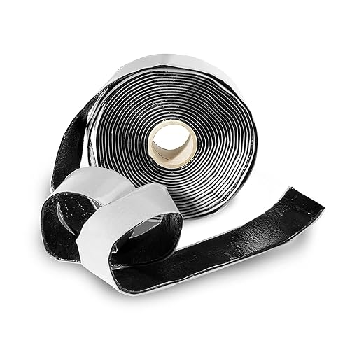 Tappy, Nastro Anticondensa in gomma butilica per Impianti di Climatizzazione e Refrigerazione, 50 mm x 3 mm x 7,62 m, peso 1,6 kg - Honorern