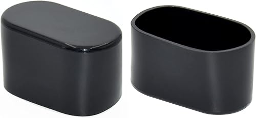 Flyshop 8 tappi Coprigambe ovali trasparenti in PVC morbido, per sedia e pavimento, 1,5 x 3,0 cm (15 x 30 mm) - Honorern