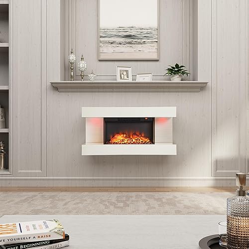 Camino elettrico da parete Smart WiFi da 82 cm (32') - Honorern