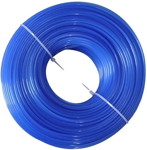 1 filo da falciatura da 6 mm per decespugliatori elettrici e a benzina, 100 m, in nylon, per tagliare l'erba - Honorern