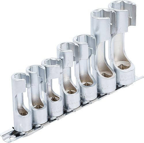 Juego de llaves de vaso especiales, ranuradas | entrada 10 mm (3/8') | 10-19 mm | 6 piezas - Honorern