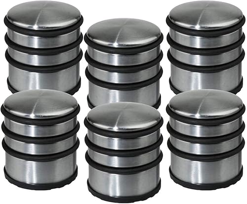 Set di 6 fermaporta Multicolore, solido e pratico, in acciaio inox - Honorern