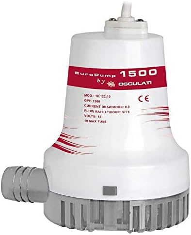 Europump II 1500 - Pompa sommergibile, 12 V, 5760 l/St - Honorern