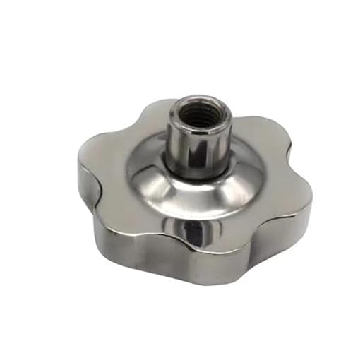 1pc M6 M8 M10 M12 In Acciaio Inox 304 Filettatura Femmina Star Manopola Maniglie A Forma di Stella Dadi di Serraggio Manopole Prugna Volantino(M8 head 42mm) - Honorern