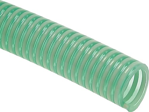 Meterware - Tubi a spirale in plastica di aspirazione a pressione in PVC, tubo per aria compressa (tubo diametro interno: 76 mm) - Honorern