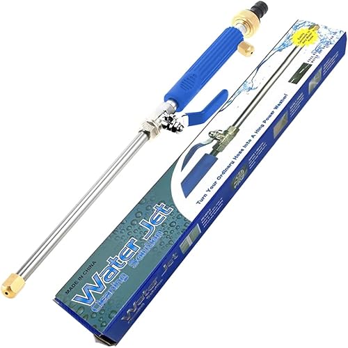 Pressure Washer, Hillylolly Lancia Acqua ad Alta Pressione Lavaggio, Pistola ad Acqua ad Alta Pressione, Getto d Acqua per Pulizia, Pulitore, Bacchetta Idropulitrice, per Tubo Acqua (Blu 3) - Honorern