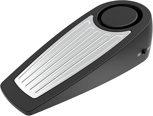 Lancoon Allarme Arresto Della Porta 130dB per Casa Camera Letto Hotel Portatile Reattivo Cuneo da Pavimento Facile Usare Forte e Chiaro Installazione Semplice la Sicurezza Personale Della Casa - Honorern