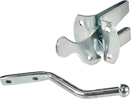 GAH-Alberts 210182 Serratura per cancello da Giardino, Acciaio, Grigio, 12.7 x 4.5 x 5.8 cm - Honorern