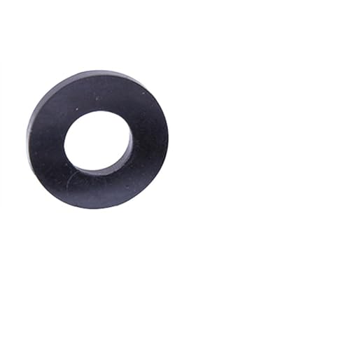 Guarnizioni piatte in gomma Rondella piatta nera Rondelle antiolio Guarnizione piatta for tubo rubinetto impermeabile O-ring(8x18x3mm,50Pcs) - Honorern