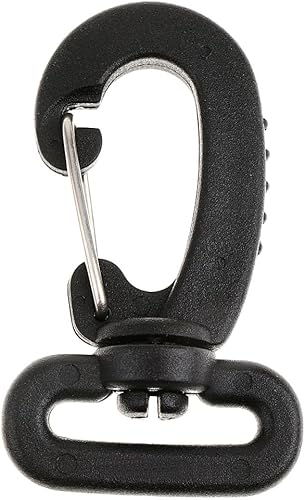 Alta Resistenza Fibbia Girevole Moschettone Clip in Plastica e Metallo per Attività Sportive - Honorern