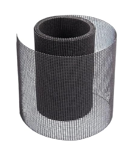 Rotolo da 5 m di grana 120 per levigatura senza zoccoli, fibra di vetro bifacciale riutilizzabile e ossido di alluminio abrasivo per 2 x durata su legno, vernice, 115 mm - Honorern