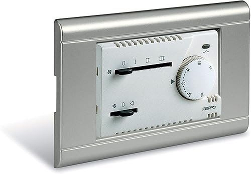 1TITEF365/MC Termostato per Fan Coil da Incasso, Bianco - Honorern