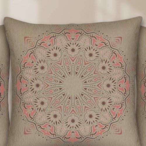 TUTTI STENCIL Home Decor Rosetta 011 Mandala, Misure: Stencil 50 x 50 cm - Design: 48 x 48 cm. - Honorern