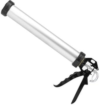 Pistola in silicone alluminio professionale barattoli e salsicce, 600 ml. - Honorern