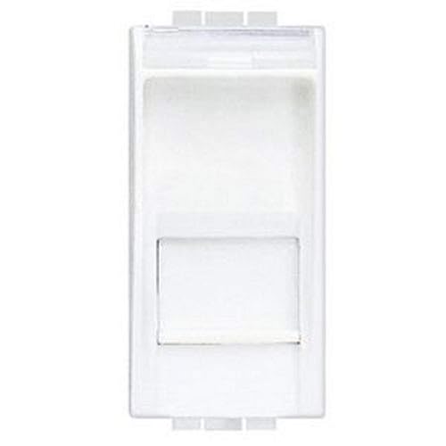 Bticino Connettore RJ45 (Ethernet - cavo non schermato) da postazione di lavoro - Serie Livinglight Bianca - Honorern