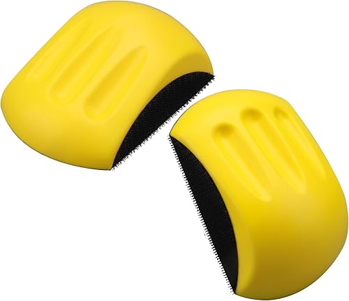 2 pezzi 5 pollici Blocco di levigatura per l'artigianato fai da te della lavorazione del legno e il restauro dei mobili - Honorern