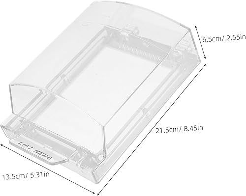Copertura protettiva dell'interruttore di allarme Impostazioni di protezione antincendio dell'interruttore di ripristino manuale tappo di copertura plastica Transparent - Honorern