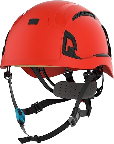 EVO ALTA Skyworker Safety Helmet, Wheel Ratchet, Vented, All-round impact protection, Industrial Climbing helmetmeeting EN 12492 with a 4-point chinstrap - Honorern
