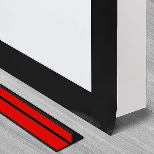 Guarnizione a forma di T per porte e finestre, nastro sigillante in TPE trasparente, autoadesivo su entrambi i lati, per porte e finestre, porte scorrevoli, cabine doccia, paraspifferi e protezione - Honorern