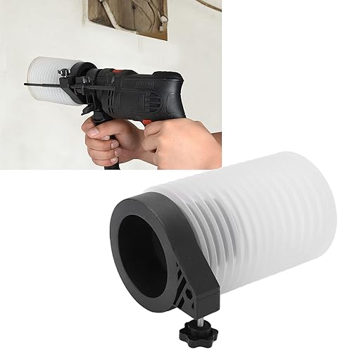 Collettore di Polveri per Trapano, Collettore di Polveri per Trapano Elettrico Copertura Antipolvere Copertura per Martello Elettrico in Gomma di Grande capacità Dispositivo per - Honorern
