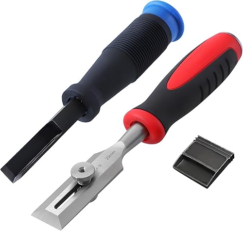 Set di scalpelli per legno, scalpello limitatore portatile regolabile, scalpello ad angolo retto, scalpello per intaglio del legno, scalpello angolare quadrato per tagliare mortasa quadrata, taglio - Honorern