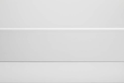 Battiscopa in legno Noce Tanganika Laccato Bianco h.100 sp.10 mm (B900N) - Honorern