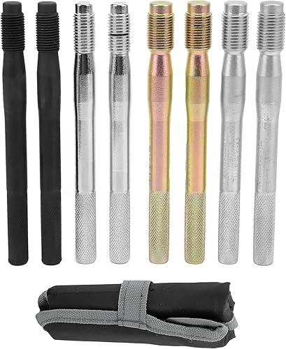 Perno di Allineamento Perno Ruota Set 8 Pezzi Perno di Allineamento Perno Ruota per Auto Lega di Acciaio Strumenti di Posizionamento di Fissaggio M14x1,5/1,25 M12x1,5/1,25 per la Maggior Parte del - Honorern