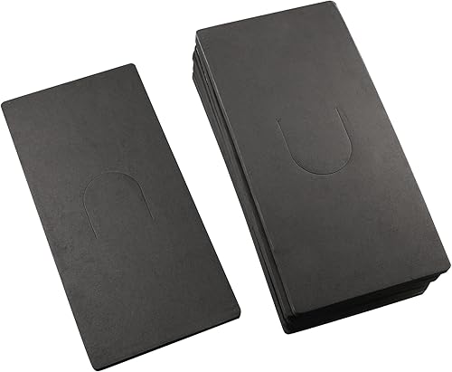 Levigatrice Indietro Pad, 10pz Rettangolo Adesivo Schiuma Sostituzione, Nero - Honorern