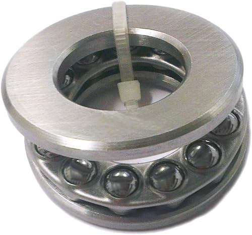 S51103 Cuscinetto assiale a sfere, in acciaio inox, 17 x 30 x 9 mm, DIN711/ISO104, SS51103 - Honorern