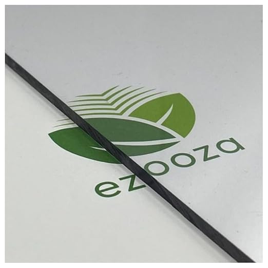 Lastra Policarbonato Compatto 3 mm Trasparente Protezione UV 300X600 mm - Honorern