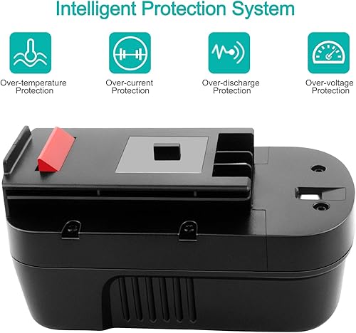 ADVTRONICS 18V 3,5Ah Ni-MH Batteria per A1718 A18NH HPB18 HPB18-OPE A18 Firestorm A18 FS180BX FS18BX FS18FL FSB18 244760-00 - Honorern