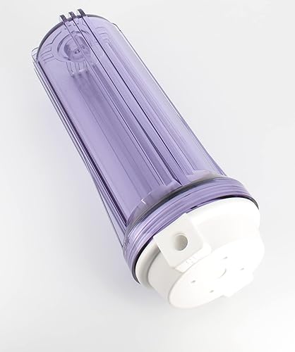 Contenitore Tazza portafiltro acqua 10' trasparente/viola attacchi 1/4' - Honorern