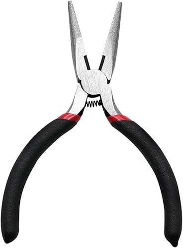 Pinze per aghi dritte 5 pollici,Pinze portatili a naso puntato per la fabbricazione di gioielli - Honorern