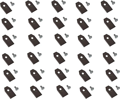 Lame in acciaio inox 30 x 3,5 cm compatibili con Gardena Sileno Life 750 / City 250 / Minimo 250 - Honorern