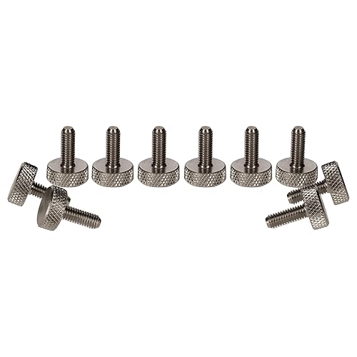 Viti a testa zigrinata in acciaio inox, M3 x 10 mm, 1 set (10 pezzi) - Honorern