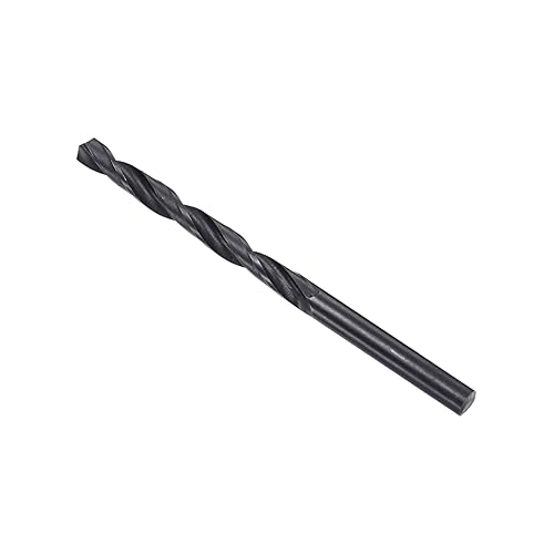 Punte da Trapano Elicoidali Acciaio ad Alta Velocità 6542, Diametro 5,8mm Lunghezza 90mm, Punta Trapano Dritta Twist Jobber Ossido Nero per Metallo Plastica Alluminio - Honorern