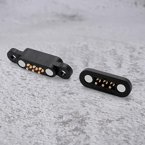 5 paia di perni magnetici a molla, connettore 3 posizioni, griglia misura 2,3 mm, fori di passaggio maschile femmina sonda - Honorern