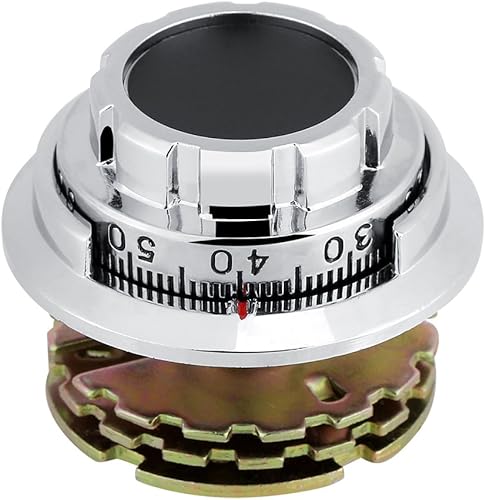 EVTSCAN Kit serratura meccanica per cassaforte, serratura con quadrante codificato a disco Serrature a combinazione in metallo per portagioie Cassetta di sicurezza Armadietto per documenti - Honorern