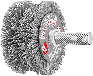 0893 Spazzola Sagomata per Trapano in Nylon Abrasivo-Clepsydra in Blister-Ø: 60-40 Mm - Honorern