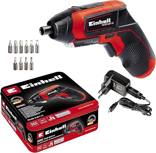 Einhell TE-SD 3,6/1 Li Cacciavite a batteria 3,6 V Ioni di Litio Nero, Rosso - Honorern