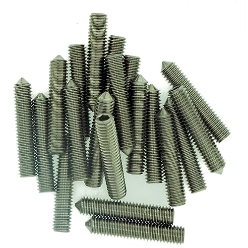 M3 (3 mm x 14 mm) - Vite esagonale a bussola (punta conica), in acciaio inox (A2) (confezione da 20) - Honorern