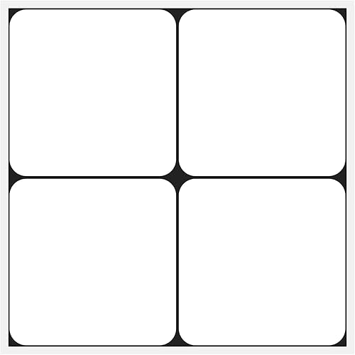 EasyLife - 10 adesivi da parete in stile reticolato, 20 x 20 cm, impermeabili e autoadesivi, per decorazione della cucina e del bagno - Honorern