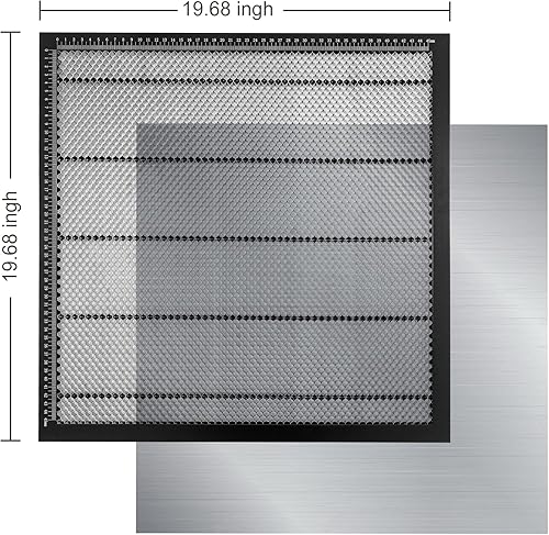 Laser Honeycomb Set di piani di lavoro a nido d'ape, 19,68 x 19,68 x 0,87 pollici, tavolo da lavoro a nido d'ape per varie macchina da incisione laser taglierina laser - Honorern
