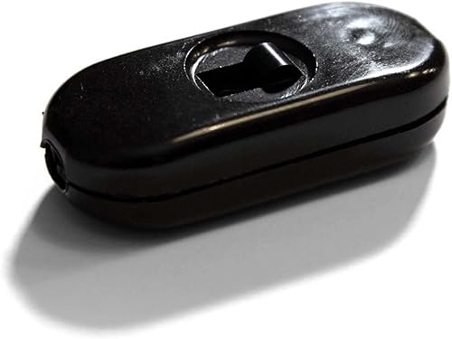 Interruttore Rompifilo Unipolare a cursore. Design by Achille Castiglioni - Nero - Honorern