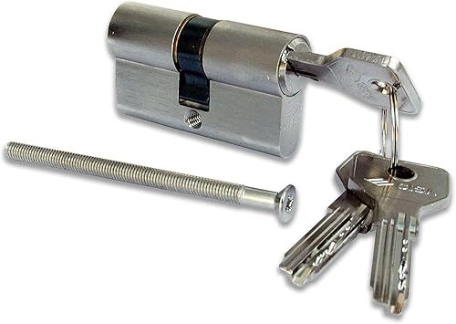 CISA 10E30020012, Cilindro Europeo Asix, Ottone Nichelato, 30/60 mm - Honorern