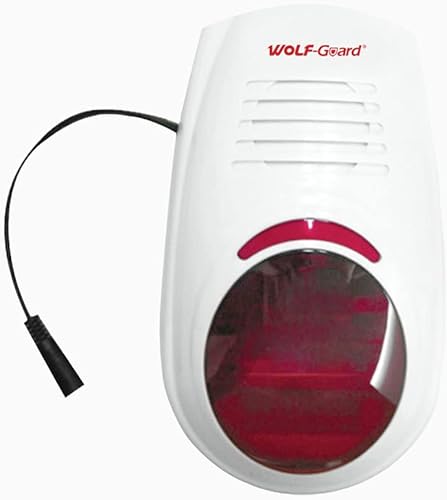 Sirena stroboscopica wireless 110 dB impermeabile per esterno per la sicurezza - Honorern